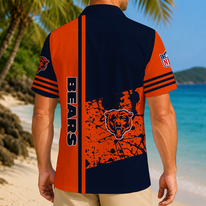 FINAL SALE - NEW CUSTOMIZED NFL26 CCB CHICAGO BEARS UNISEX HAWAIIAN SHIRT