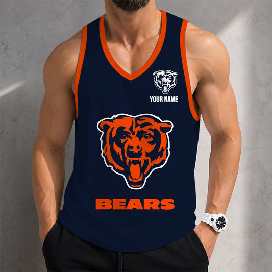 VIRAL EDITION - NEW CUSTOMIZED NFL26 CCB CHICAGO BEARS TANK TOP