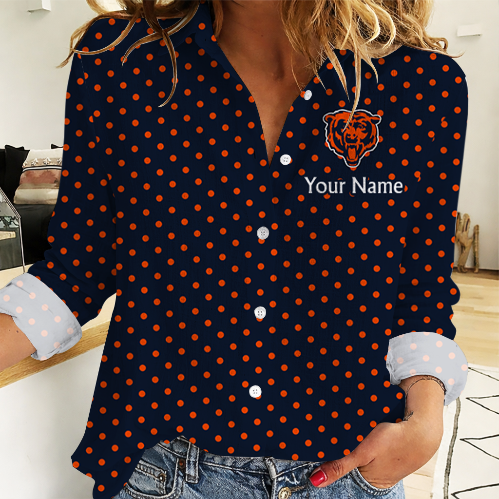 SPECIAL EDITION - NEW CUSTOMIZED NFL26 CCB CHICAGO BEARS WOMEN CASUAL SHIRT