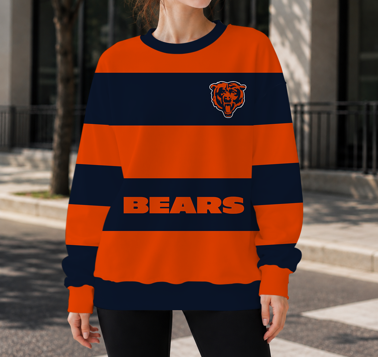 HOT DEAL- NEW CUSTOMIZED NFL26 CCB CHICAGO BEARS UNISEX SWEATSHIRT