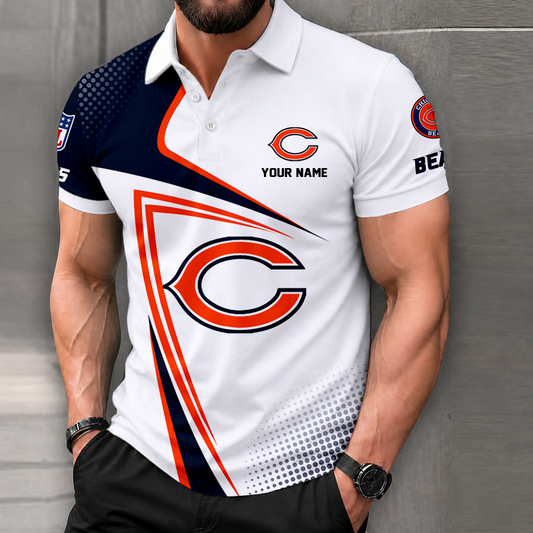 FINAL SALE - NEW CUSTOMIZED NFL26 CCB CHICAGO BEARS T-SHIRT, POLO SHIRT, ZIP POLO SHIRT, SWEATSHIRT, HOODIE & ZIP HOODIE