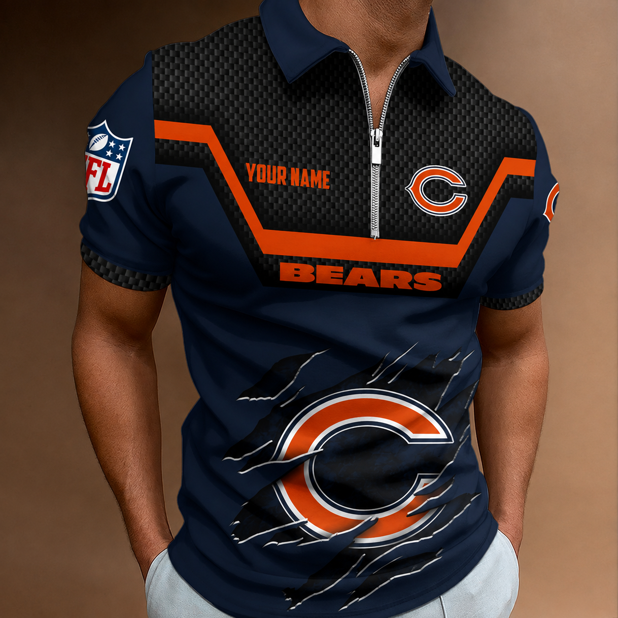 LIMITED EDITION - NEW CUSTOMIZED NFL26 CCB CHICAGO BEARS T-SHIRT, POLO SHIRT, ZIP POLO SHIRT, SWEATSHIRT, HOODIE & ZIP HOODIE