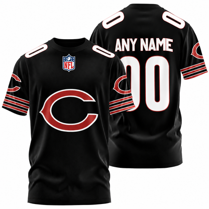 FINAL SALE - NEW CUSTOMIZED NFL26 CCB CHICAGO BEARS T-SHIRT, POLO SHIRT, ZIP POLO SHIRT, SWEATSHIRT, HOODIE & ZIP HOODIE