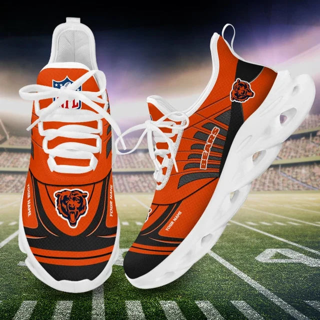 SPECIAL EDITION - NEW CUSTOMIZED NFL26 CCB CHICAGO BEARS UNISEX MAX SOUL SHOES
