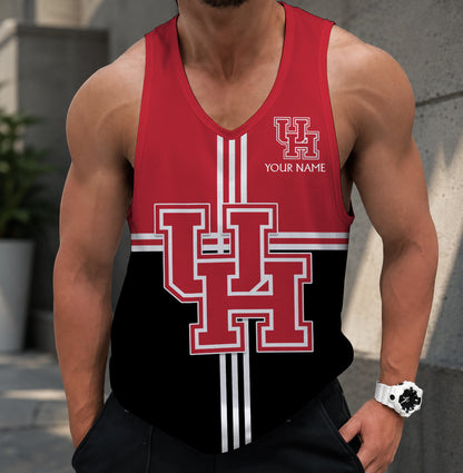 SPECIAL EDTION - NEW CUSTOMIZED NCAA MAM26 HOC HOUSTON COUGARS STRAPPY UNISEX TANK TOP