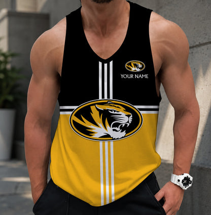 VIRAL EDITION - NEW CUSTOMIZED NCAA FBS26 MST MISSOURI TIGERS UNISEX TANK TOP