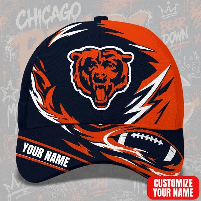 SPECIAL EDITION - NEW CUSTOMIZED NFL26 CCB CHICAGO BEARS CLASSIC CAP