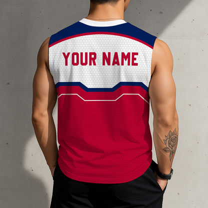 SPECIAL EDITION - NEW CUSTOMIZED NCAA FBS27 ARW ARIZONA WILDCATS MEN'S GYM SHIRT