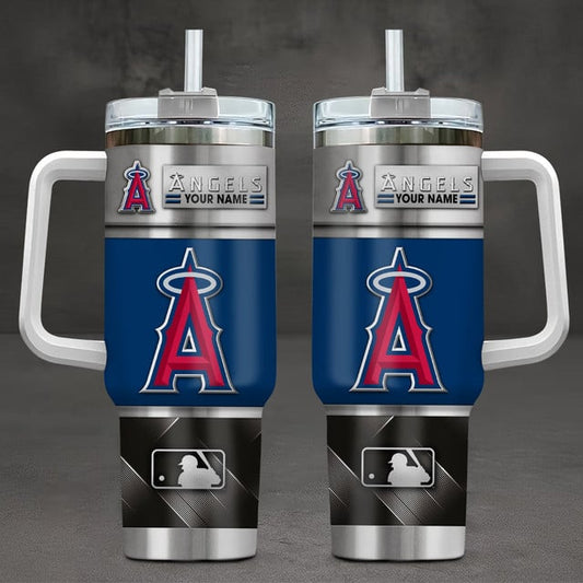 LIMITED EDITION - NEW CUSTOMIZED MLB27 LAA LOS ANGELES ANGELS TUMBLER CUP