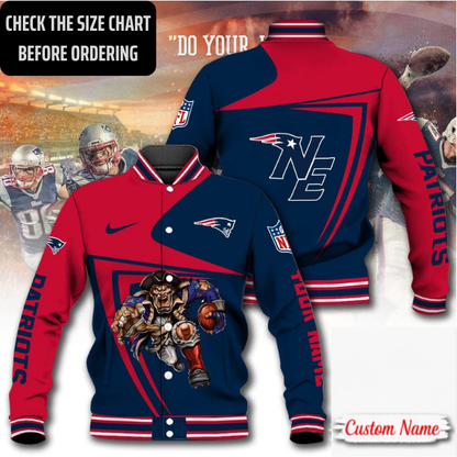 LIMITED EDITION - NEW CUSTOMIZED NFL27 NEP NEW ENGLAND PATRIOTS SATIN VARSITY & BASEBALL JACKET