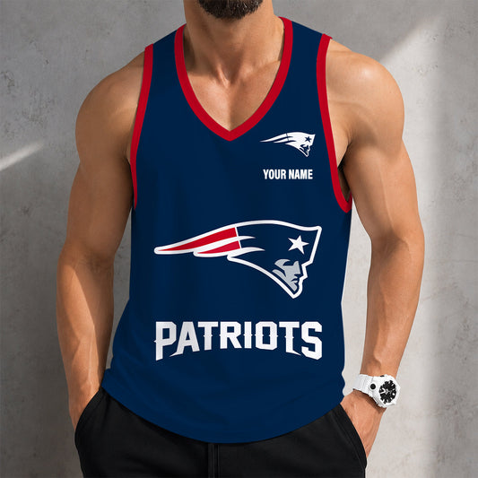 VIRAL EDITION - NEW CUSTOMIZED NFL27 NEP NEW ENGLAND PATRIOTS TANK TOP