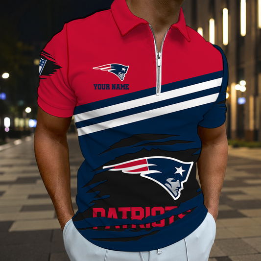 FINAL SALE - NEW CUSTOMIZED NFL27 NEP NEW ENGLAND PATRIOTS T-SHIRT, POLO SHIRT, ZIP POLO SHIRT, SWEATSHIRT, HOODIE & ZIP HOODIE