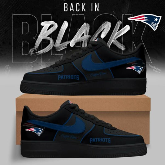 FINAL SALE - NEW CUSTOMIZED NFL27 NEP NEW ENGLAND PATRIOTS AF1 SNEAKERS