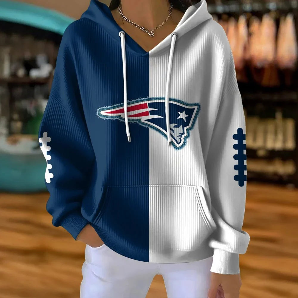 VIRAL EDITION - NEW CUSTOMIZED NFL27 NEP NEW ENGLAND PATRIOTS RIBBED HOODIE & SWEATSHIRT