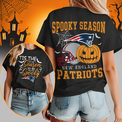 FLASH SALE - NEW CUSTOMIZED NFL27 NEP NEW ENGLAND PATRIOTS  HALLOWEEN T-SHIRT, HOODIE & ZIP HOODIE