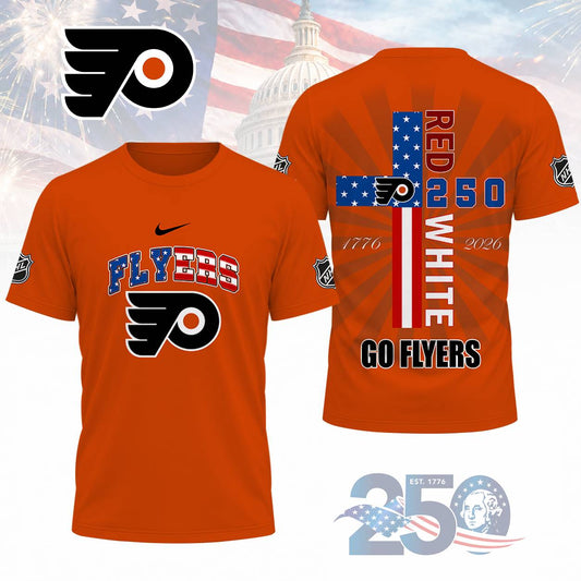 FINAL SALE - NEW CUSTOMIZED NHL27 PPF PHILADELPHIA FLYERS T-SHIRT, POLO SHIRT, ZIP POLO SHIRT, SWEATSHIRT, HOODIE & ZIP HOODIE