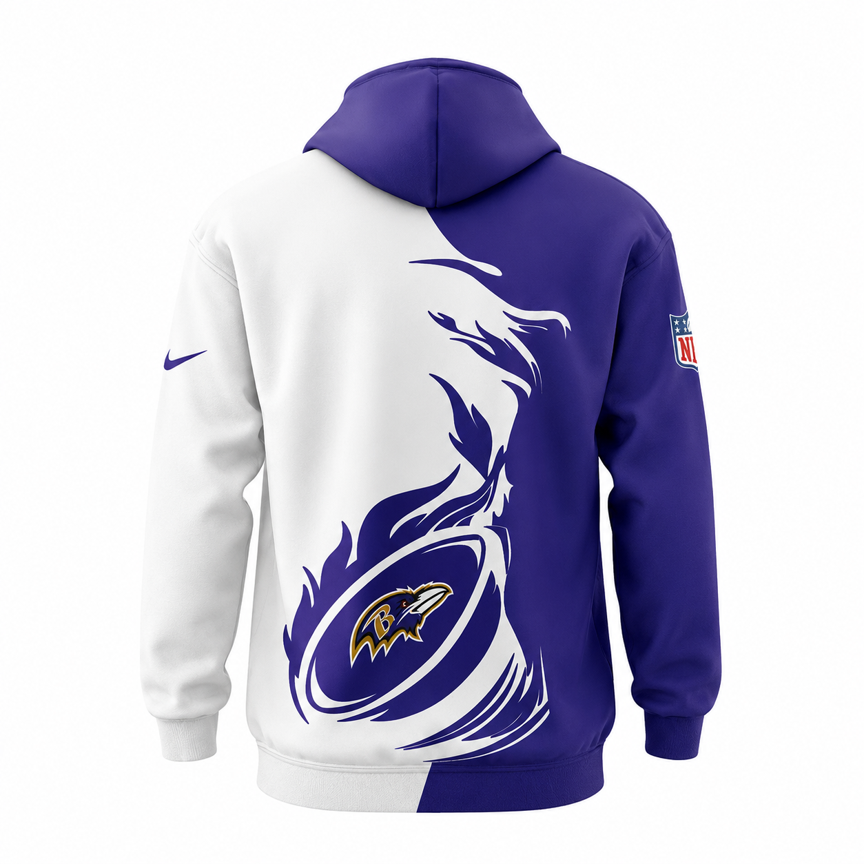 ELETE EDITION - NEW CUSTOMIZED NFL28 BTR BALTIMORE RAVENS T-SHIRT, POLO SHIRT, ZIP POLO SHIRT, SWEATSHIRT, HOODIE & ZIP HOODIE