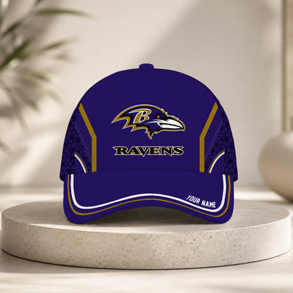 SPECIAL EDITION - NEW CUSTOMIZED NFL28 BTR BALTIMORE RAVENS CLASSIC CAP