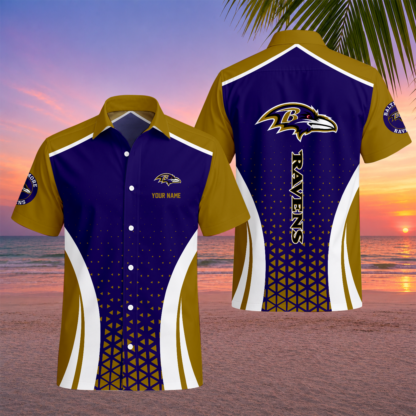 VIRAL EDITION - NEW CUSTOMIZED NFL28 BTR BALTIMORE RAVENS UNISEX HAWAIIAN SHIRT