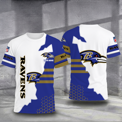 VIRAL EDITION - NEW CUSTOMIZED NFL28 BTR BALTIMORE RAVENS T-SHIRT, POLO SHIRT, ZIP POLO SHIRT, SWEATSHIRT, HOODIE & ZIP HOODIE