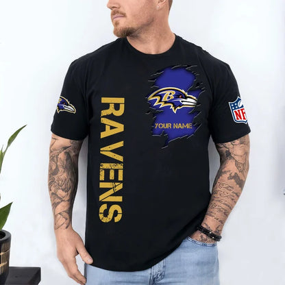 VIRAL EDITION - NEW CUSTOMIZED NFL28 BTR BALTIMORE RAVENS T-SHIRT, POLO SHIRT, ZIP POLO SHIRT, SWEATSHIRT, HOODIE & ZIP HOODIE