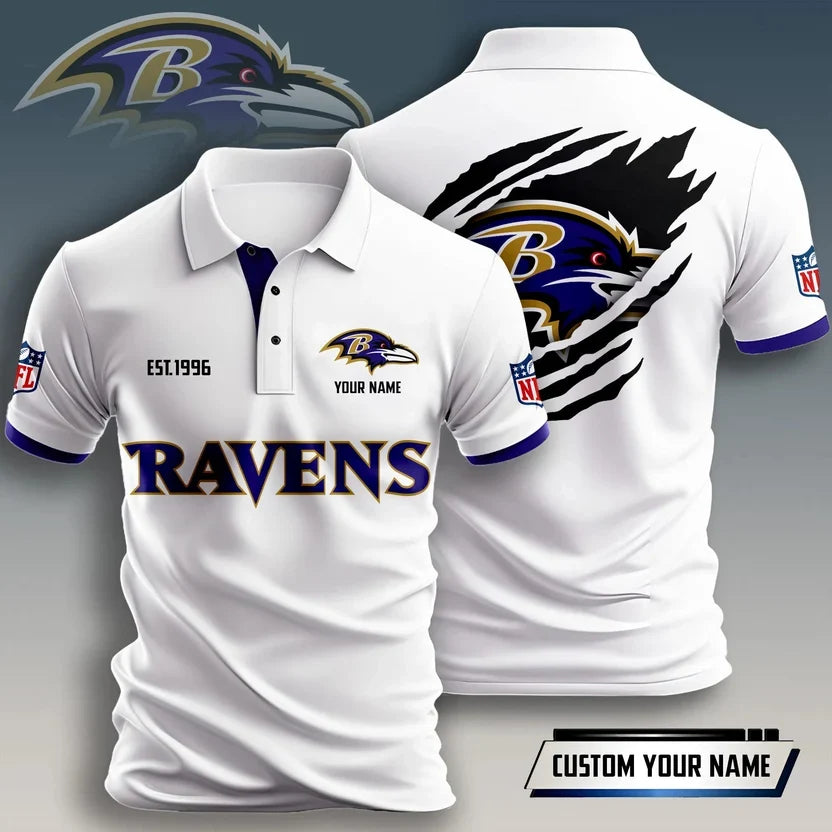 FLASH SALE - NEW CUSTOMIZED NFL28 BTR BALTIMORE RAVENS T-SHIRT, POLO SHIRT, ZIP POLO SHIRT, HOODIE, ZIP HOODIE & SWEATSHIRT