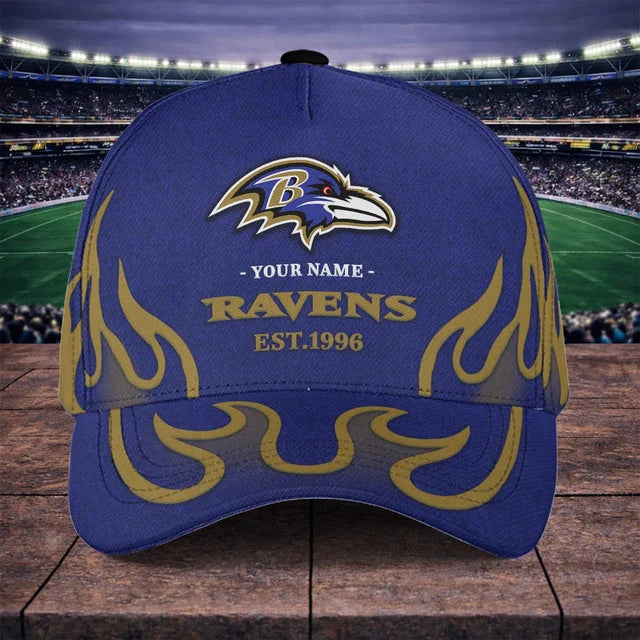 VIRAL EDITION - NEW CUSTOMIZED NFL28 BTR BALTIMORE RAVENS CLASSIC CAP