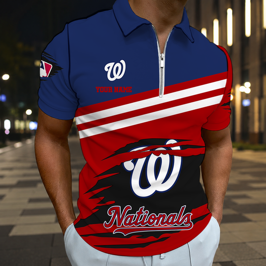 HOT DEAL - NEW CUSTOMIZED MLB28 WNS WASHINGTON NATIONALS T-SHIRT, POLO SHIRT, ZIP POLO SHIRT, SWEATSHIRT, HOODIE & ZIP HOODIE