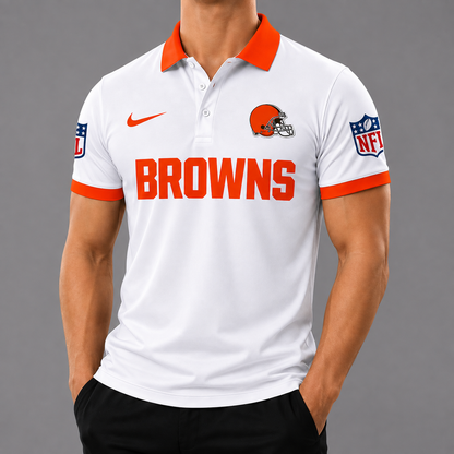 LIMITED EDITION - NEW CUSTOMIZED NFL29 CLB CLEVELAND BROWNS POLO SHIRT, ZIP POLO SHIRT, T-SHIRT, HOODIE, ZIP HOODIE & SWEATSHIRT