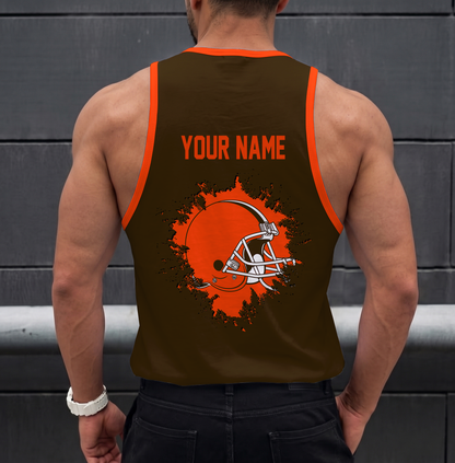 LIMITED EDITION - NEW CUSTOMIZED NFL29 CLB CLEVELAND BROWNS UNISEX TANK TOP