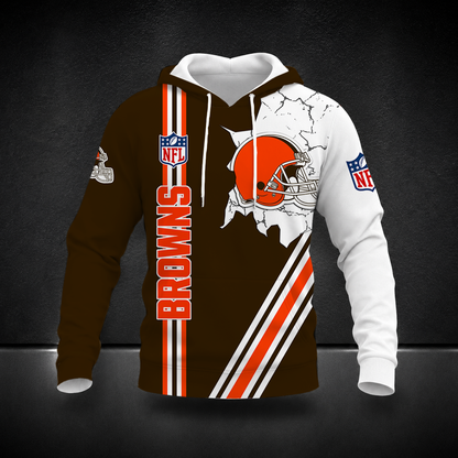 FINAL SALE- NEW CUSTOMIZED NFL29 CLB CLEVELAND BROWNS T-SHIRT, POLO SHIRT, ZIP POLO SHIRT, SWEATSHIRT, HOODIE & ZIP HOODIE