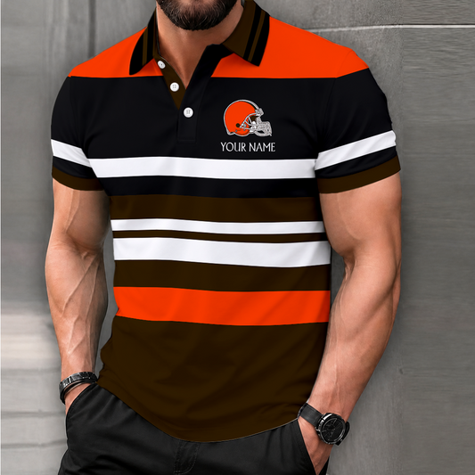 VIRAL EDITION - NEW CUSTOMIZED NFL29 CLB CLEVELAND BROWNS T-SHIRT, POLO SHIRT, ZIP POLO SHIRT, SWEATSHIRT, HOODIE & ZIP HOODIE