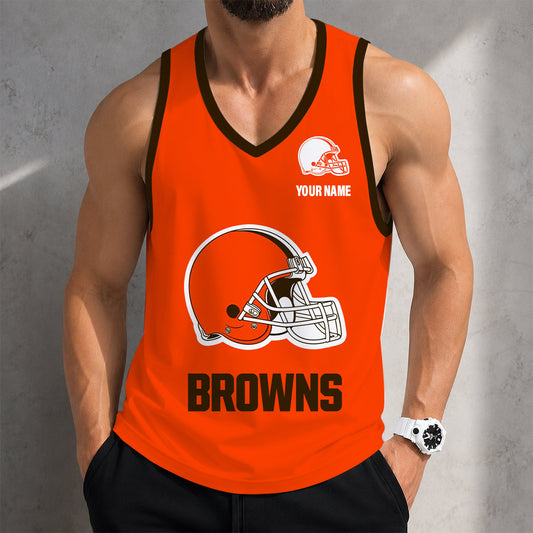 VIRAL EDITION - NEW CUSTOMIZED NFL29 CLB CLEVELAND BROWNS TANK TOP