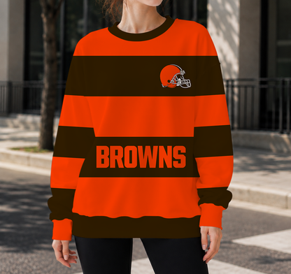 HOT DEAL- NEW CUSTOMIZED NFL29 CLB CLEVELAND BROWNS UNISEX SWEATSHIRT