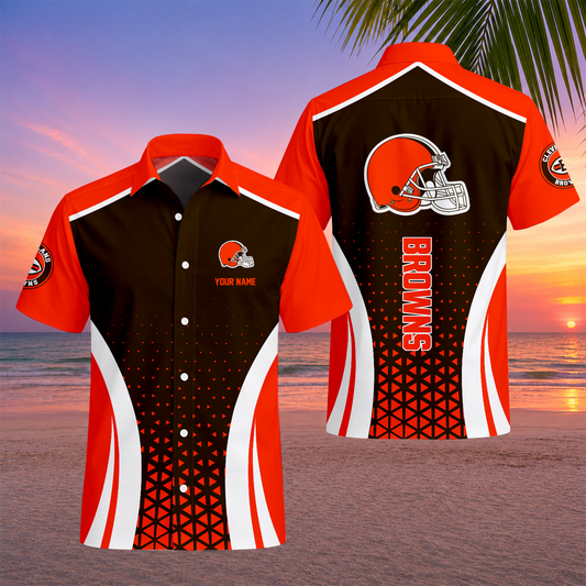VIRAL EDITION - NEW CUSTOMIZED NFL29 CLB CLEVELAND BROWNS UNISEX HAWAIIAN SHIRT