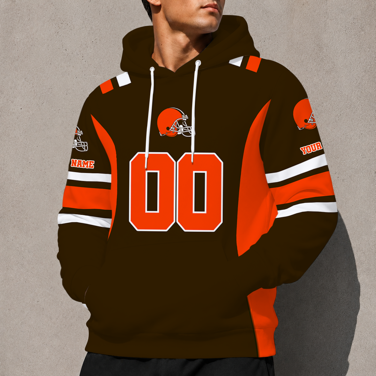 VIRAL EDITION - NEW CUSTOMIZED NFL29 CLB CLEVELAND BROWNS T-SHIRT, POLO SHIRT, ZIP POLO SHIRT, SWEATSHIRT, HOODIE & ZIP HOODIE