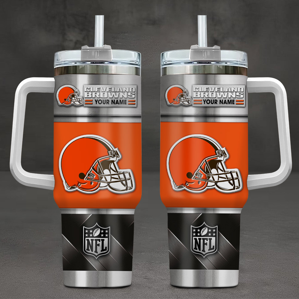 FINAL SALE - NEW CUSTOMIZED NFL29 CLB CLEVELAND BROWNS TUMBLER CUP