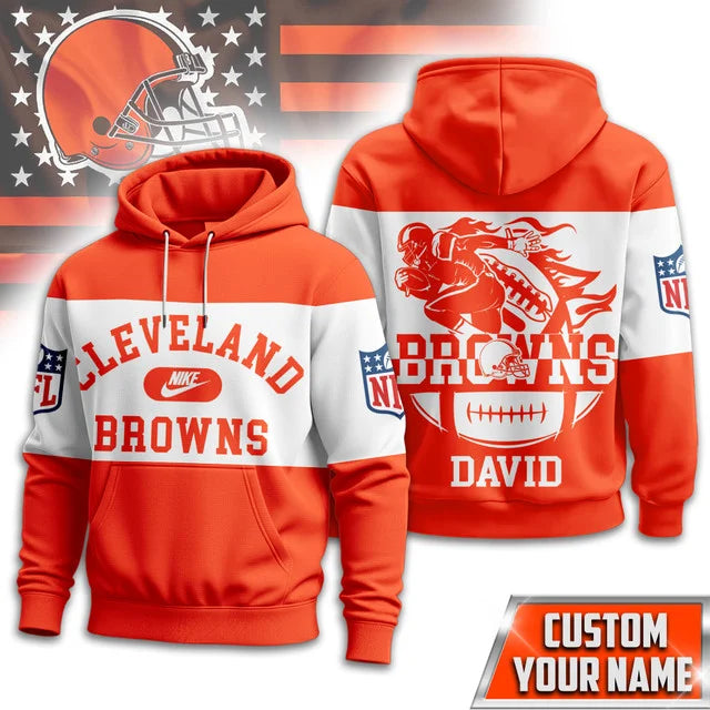 VIRAL EDITION - NEW CUSTOMIZED NFL29 CLB CLEVELAND BROWNS T-SHIRT, POLO SHIRT, ZIP POLO SHIRT, SWEATSHIRT, HOODIE & ZIP HOODIE