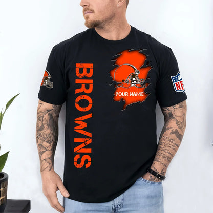 VIRAL EDITION - NEW CUSTOMIZED NFL29 CLB CLEVELAND BROWNS T-SHIRT, POLO SHIRT, ZIP POLO SHIRT, SWEATSHIRT, HOODIE & ZIP HOODIE