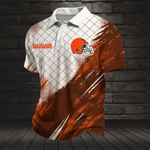 SPECIAL EDITION - NEW CUSTOMIZED NFL29 CLB CLEVELAND BROWNS POLO SHIRT, ZIP POLO SHIRT, T-SHIRT, HOODIE, ZIP HOODIE & SWEATSHIRT
