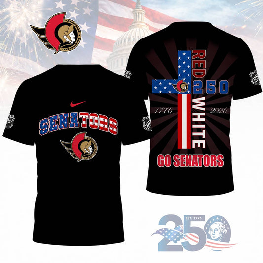 FINAL SALE - NEW CUSTOMIZED NHL29 OSN OTTAWA SENATORS T-SHIRT, POLO SHIRT, ZIP POLO SHIRT, SWEATSHIRT, HOODIE & ZIP HOODIE