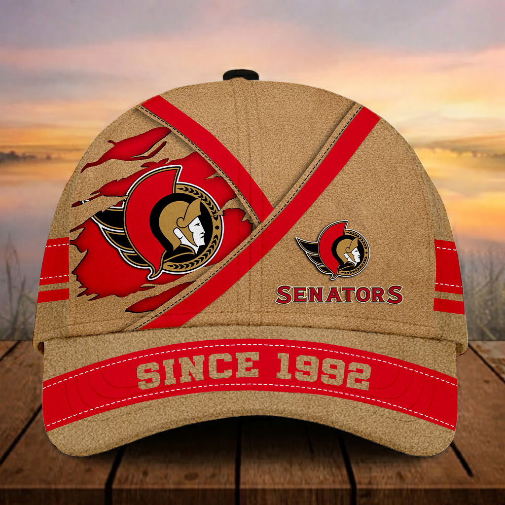LIMITED EDITION - NEW CUSTOMIZED NHL29 OSN OT SENATORS CLASSIC CAP
