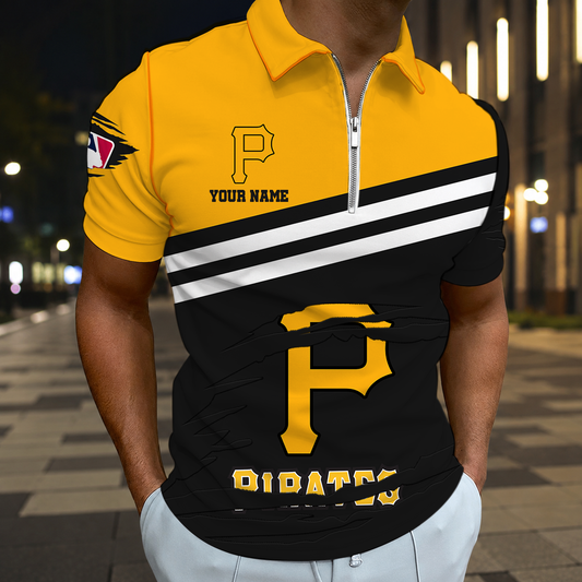 HOT DEAL - NEW CUSTOMIZED MLB29 PHP PITTSBURGH PIRATES T-SHIRT, POLO SHIRT, ZIP POLO SHIRT, SWEATSHIRT, HOODIE & ZIP HOODIE