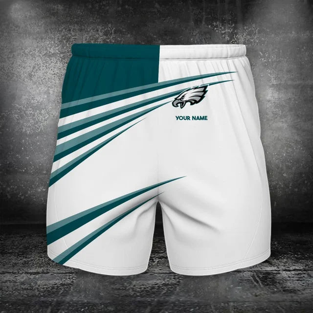 VIRAL EDITION - NEW CUSTOMIZED NFL02 PPE PHILADELPHIA EAGLES POLO, T-SHIRT & SHORT PANTS SET