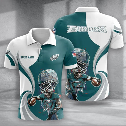 SPECIAL EDITION - NEW CUSTOMIZED NFL02 PPE PHILADELPHIA EAGLES T-SHIRT, POLO SHIRT, ZIP POLO SHIRT, SWEATSHIRT, HOODIE & ZIP HOODIE