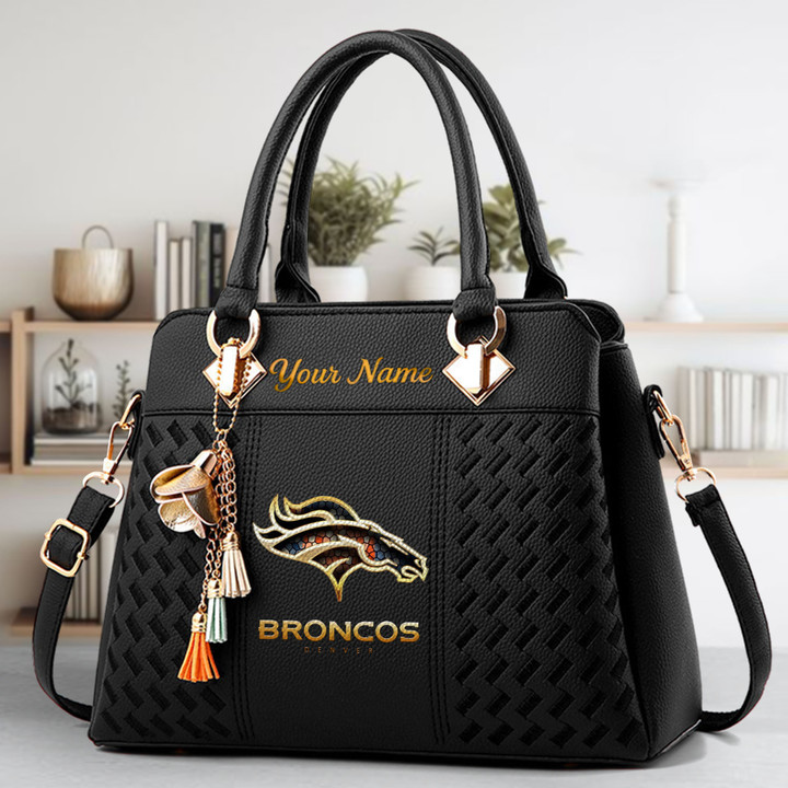 LIMITED EDITION - NEW CUSTOMIZED NFL13 DVB DENVER BRONCOS LUXURY HANDBAG IN MULTIPLE COLORS