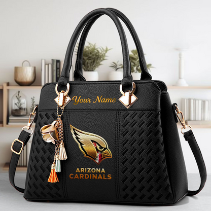 LIMITED EDITION - NEW CUSTOMIZED NFL20 ARC ARIZONA CARDINALS LUXURY HANDBAG IN MULTIPLE COLORS