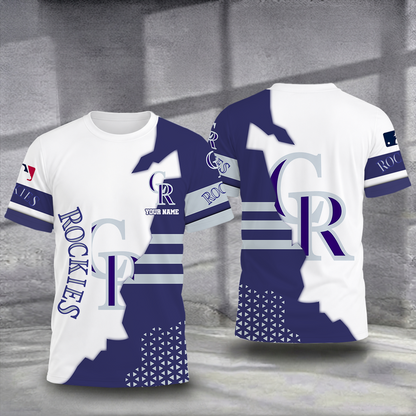 SPECIAL EDITION - NEW CUSTOMIZED MLB30 COR COLORADO ROCKIES T-SHIRT, POLO SHIRT, ZIP POLO SHIRT, SWEATSHIRT, HOODIE & ZIP HOODIE