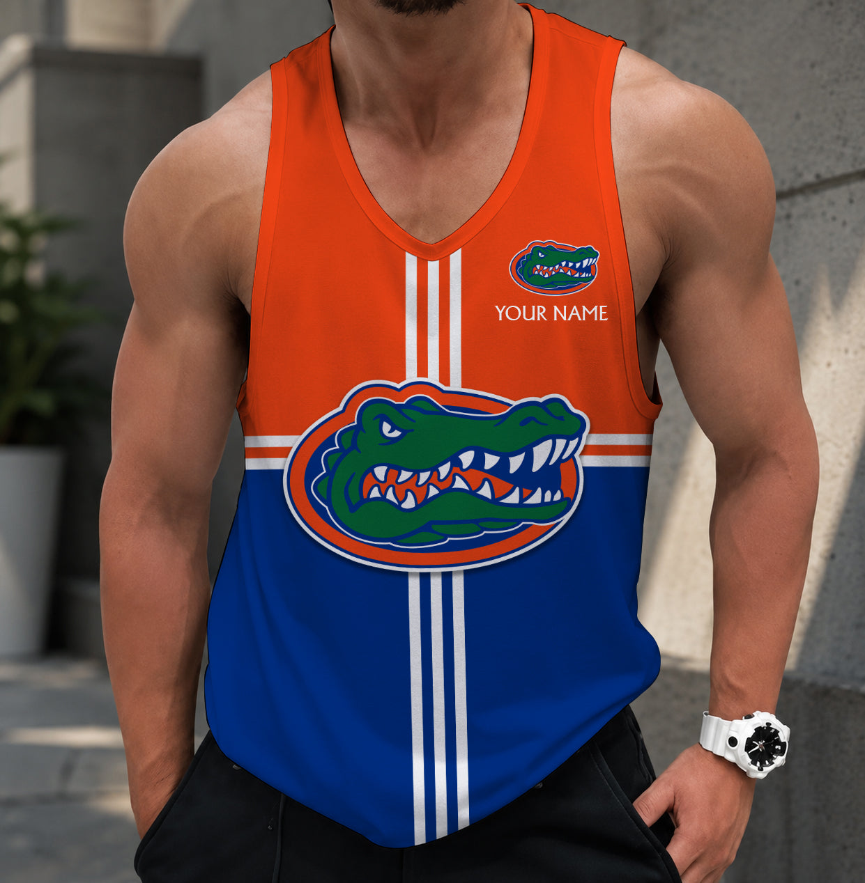 VIRAL EDITION - NEW CUSTOMIZED NCAA FBS30 FLG FLORIDA GATORS UNISEX TANK TOP