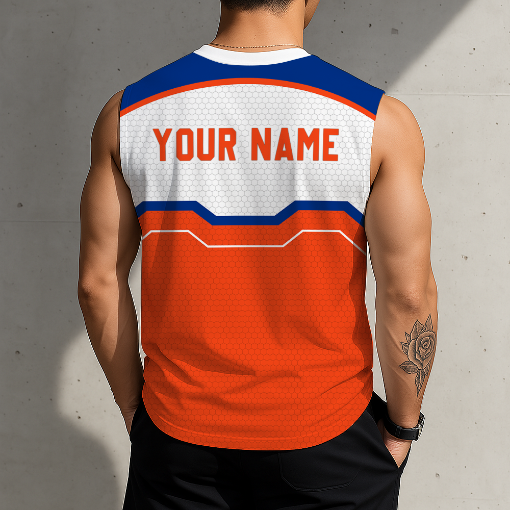 SPECIAL EDITION - NEW CUSTOMIZED NCAA FBS30 FLG FLORIDA GATORS MEN'S GYM SHIRT